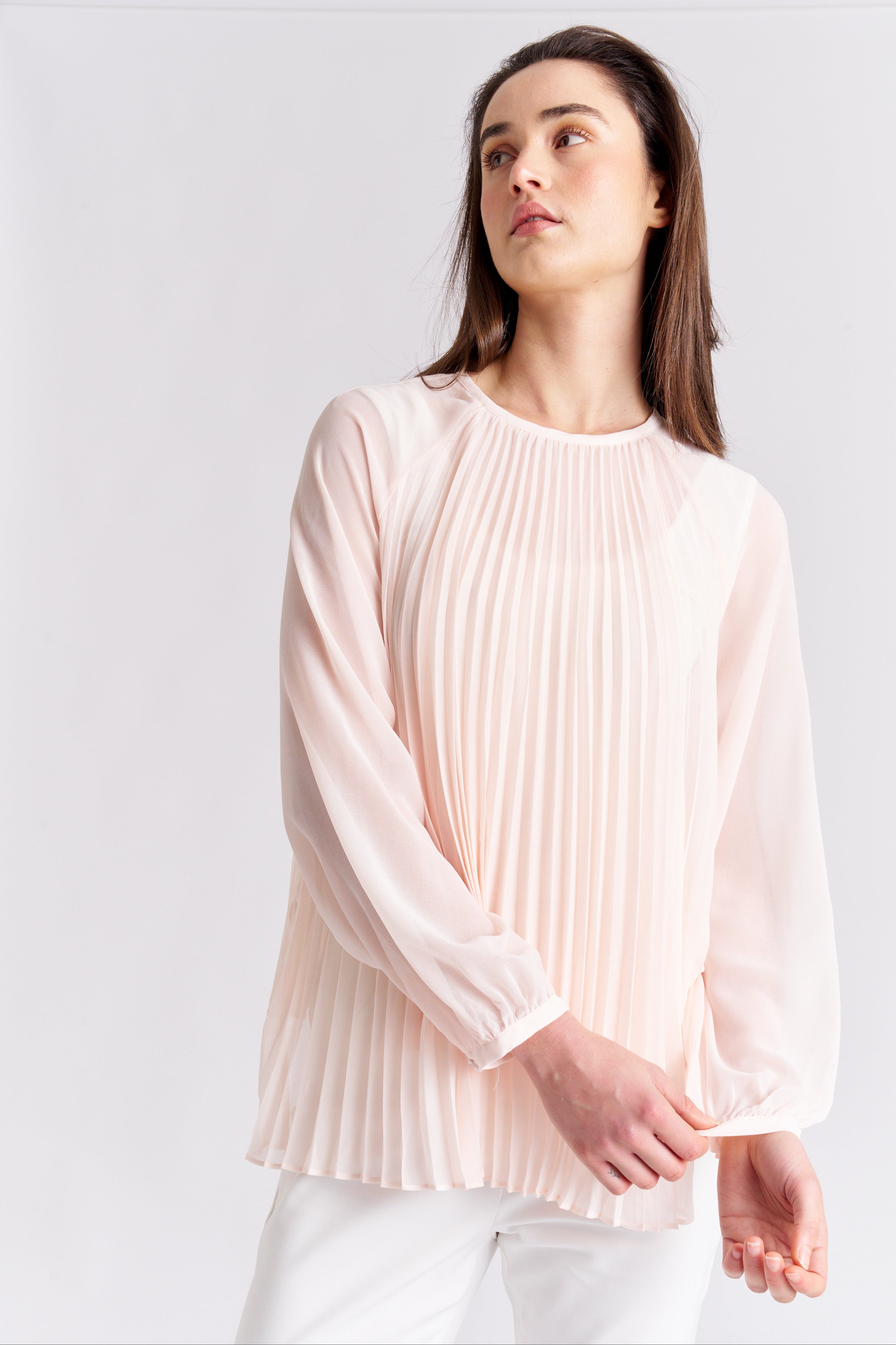 ADALINE PLEATED SHIRT