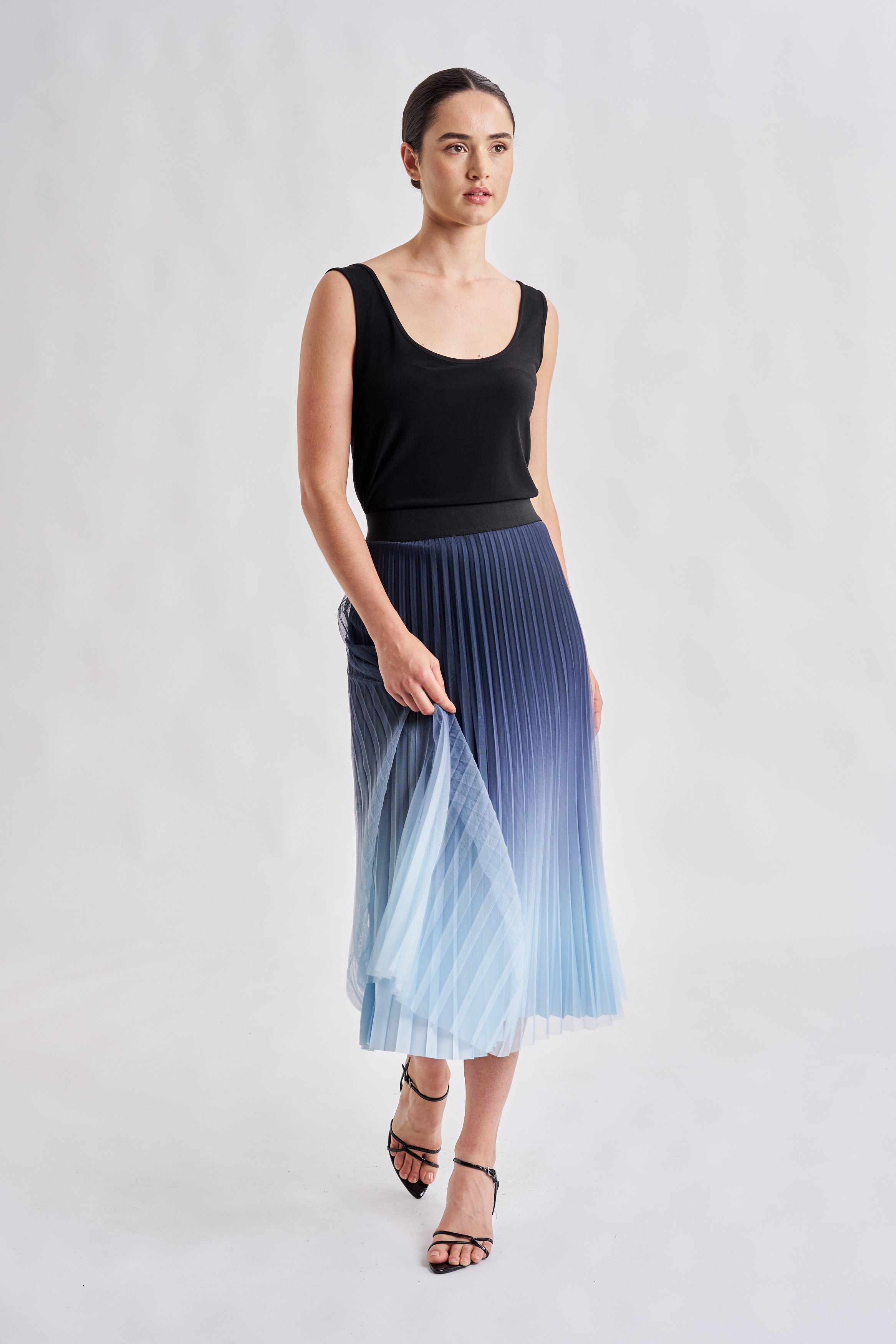 COSMOS PLEATED SKIRT