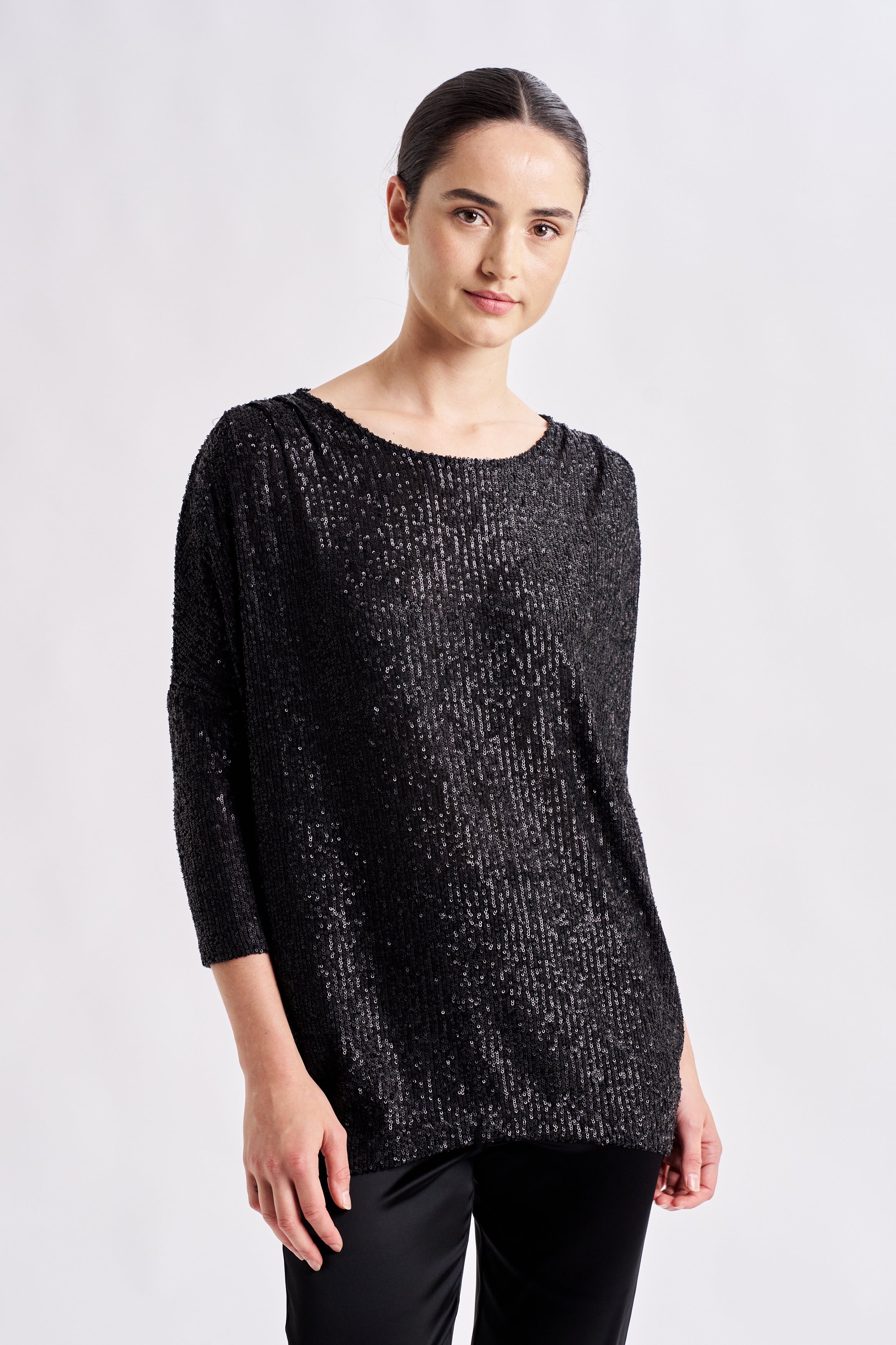 SEQUIN SASSY TOP